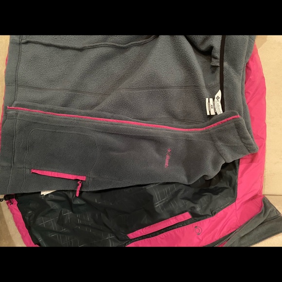 Columbia 2 in 1 Omni Shield Hooded Jacket with removable fleece jacket - Picture 6 of 7